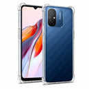 nPlusOne clear TPU back cover fitted on Redmi 12C 5G