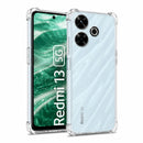 nPlusOne clear TPU back cover fitted on Redmi 13 5G
