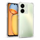 nPlusOne clear TPU back cover fitted on Redmi 13C 5G