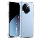 nPlusOne clear TPU back cover fitted on Redmi 14 Civi 5G
