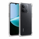 nPlusOne clear TPU back cover fitted on Redmi 15C 5G