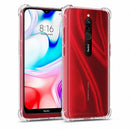 nPlusOne clear TPU back cover fitted on Redmi 8 4G