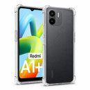 nPlusOne clear TPU back cover fitted on Redmi A1 Plus 5G