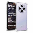nPlusOne clear TPU back cover fitted on Redmi A4 5G