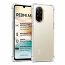 nPlusOne clear TPU back cover fitted on Redmi A5 5G