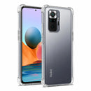 nPlusOne clear TPU back cover fitted on Redmi Note 10 Pro 5G
