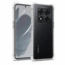 nPlusOne clear TPU back cover fitted on Redmi Note 14 Pro 5G