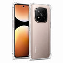 nPlusOne clear TPU back cover fitted on Redmi Note 14 Pro Plus 5G