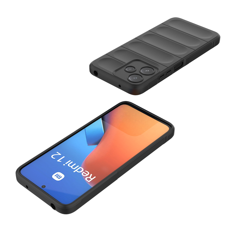 Shield Silicone - Mobile Back Cover for Redmi 12 5G - 6.79 Inches - (INR 159 Only for prepaid orders)