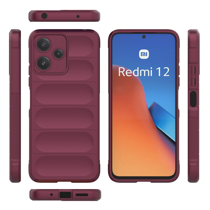 Shield Silicone - Mobile Back Cover for Redmi 12 5G - 6.79 Inches - (INR 159 Only for prepaid orders)