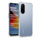 nPlusOne Clear TPU Back Cover for Redmi A7 Pro 5G (6.9") - Transparent Shockproof Slim Case