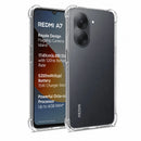 nPlusOne Clear TPU Back Cover for Redmi A7 (6.88") - Transparent Shockproof Slim Case