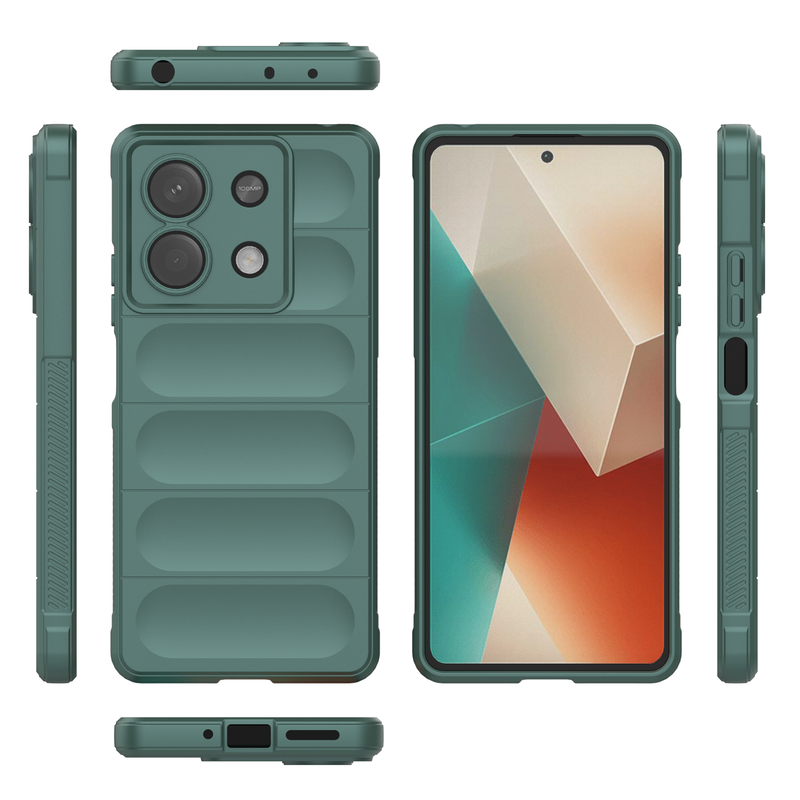 Shield Silicone - Mobile Back Cover for Redmi Note 13 5G - 6.67 Inches - (INR 159 Only for prepaid orders)