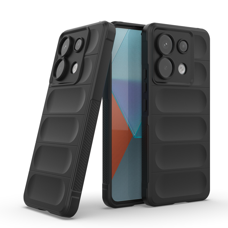 Shield Silicone - Mobile Back Cover for Poco X6 5G - 6.67 Inches - (INR 199 Only for Prepaid Orders)