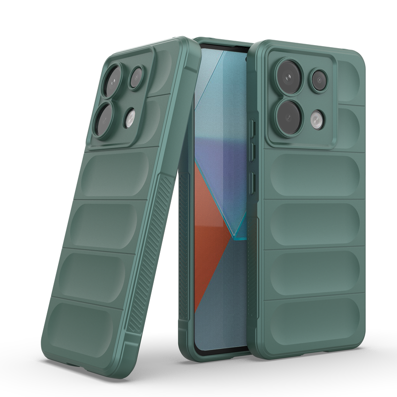 Shield Silicone - Mobile Back Cover for Poco X6 5G - 6.67 Inches - (INR 199 Only for Prepaid Orders)