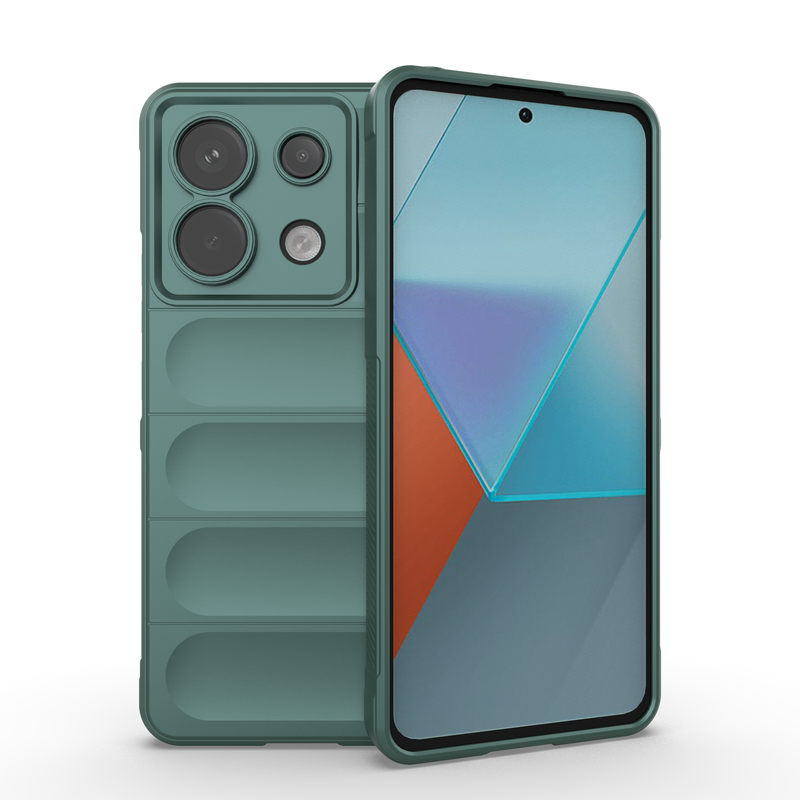 Shield Silicone - Mobile Back Cover for Poco X6 5G - 6.67 Inches - (INR 199 Only for Prepaid Orders)