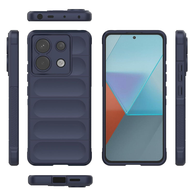 Shield Silicone - Mobile Back Cover for Poco X6 5G - 6.67 Inches - (INR 199 Only for Prepaid Orders)