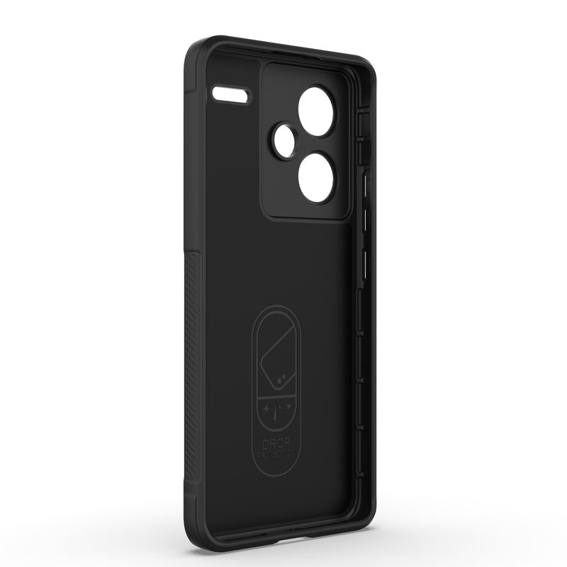 Shield Silicone - Mobile Back Cover for Redmi Note 13 Pro Plus 5G - 6.67 Inches