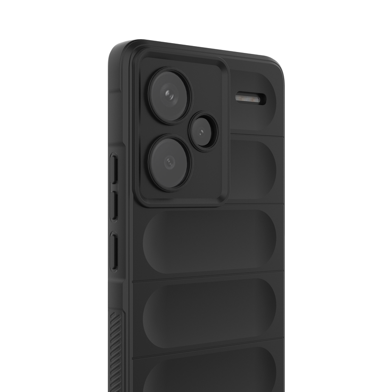 Shield Silicone - Mobile Back Cover for Redmi Note 13 Pro Plus 5G - 6.67 Inches
