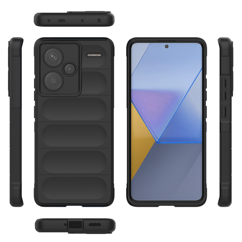 Shield Silicone - Mobile Back Cover for Redmi Note 13 Pro Plus 5G - 6.67 Inches