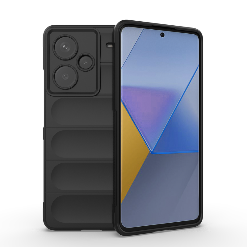 Shield Silicone - Mobile Back Cover for Redmi Note 13 Pro Plus 5G - 6.67 Inches
