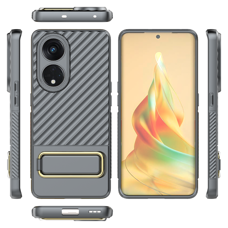 Elegant Silicone - Mobile Back Case for Oppo Reno 8T 5G - 6.7 Inches