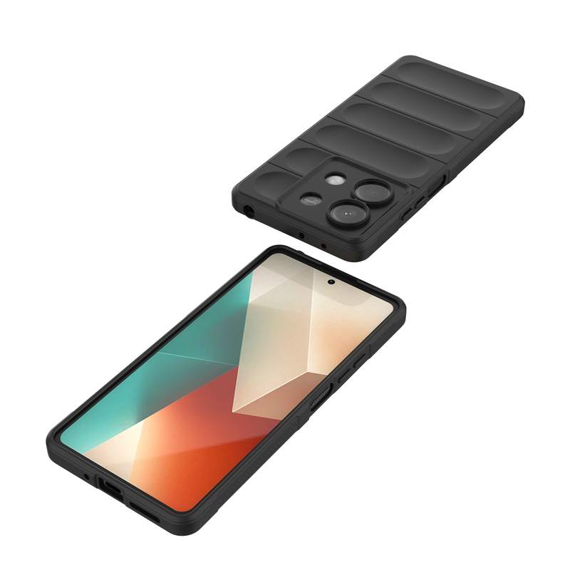 Shield Silicone - Mobile Back Cover for Redmi Note 13 5G - 6.67 Inches - (INR 159 Only for prepaid orders)