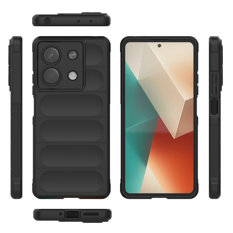 Shield Silicone - Mobile Back Cover for Redmi Note 13 5G - 6.67 Inches - (INR 159 Only for prepaid orders)