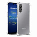 nPlusOne clear TPU back cover fitted on Samsung Galaxy A17 5G