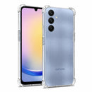 nPlusOne clear TPU back cover fitted on Samsung Galaxy A25 5G