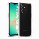 nPlusOne clear TPU back cover fitted on Samsung Galaxy A26 5G