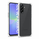 nPlusOne clear TPU back cover fitted on Samsung Galaxy A36 5G