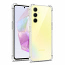 nPlusOne clear TPU back cover fitted on Samsung Galaxy A55 5G