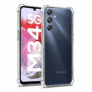 nPlusOne clear TPU back cover fitted on Samsung Galaxy M34 5G