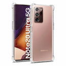 nPlusOne clear TPU back cover fitted on Samsung Galaxy Note 20 Ultra 5G