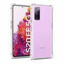 nPlusOne clear TPU back cover fitted on Samsung Galaxy S20 FE 5G