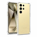 nPlusOne clear TPU back cover fitted on Samsung Galaxy S24 Ultra 5G