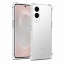 nPlusOne clear TPU back cover fitted on Samsung Galaxy S25 Edge 5G