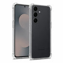 nPlusOne clear TPU back cover fitted on Samsung Galaxy S25 FE 5G