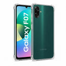 nPlusOne Clear TPU Back Cover for Samsung Galaxy F07 (6.7") - Transparent Shockproof Slim Case