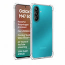 nPlusOne Clear TPU Back Cover for Samsung Galaxy M47 5G (6.7") - Transparent Shockproof Slim Case