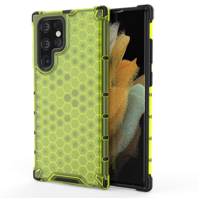 Classic Armour - Back  Cover for Samsung Galaxy S22 Ultra 5G - 6.8 Inches