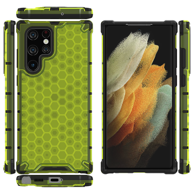 Classic Armour - Back  Cover for Samsung Galaxy S22 Ultra 5G - 6.8 Inches