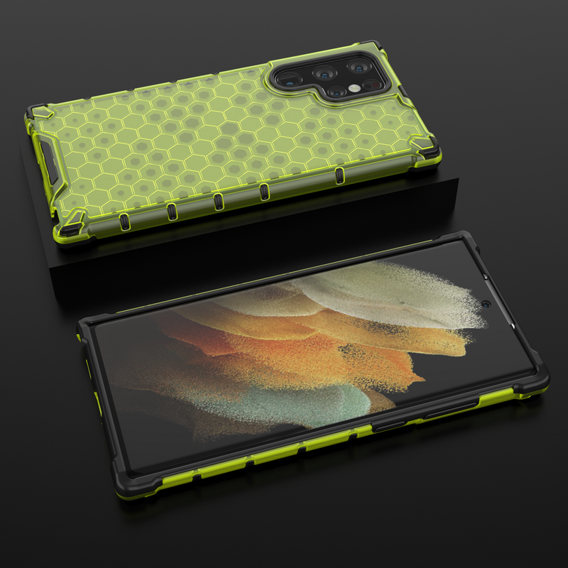 Classic Armour - Back  Cover for Samsung Galaxy S22 Ultra 5G - 6.8 Inches