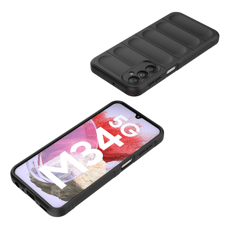 Shield Silicone - Mobile Case for Samsung Galaxy M34 5G - 6.5 Inches - (INR 159 Only for prepaid orders)