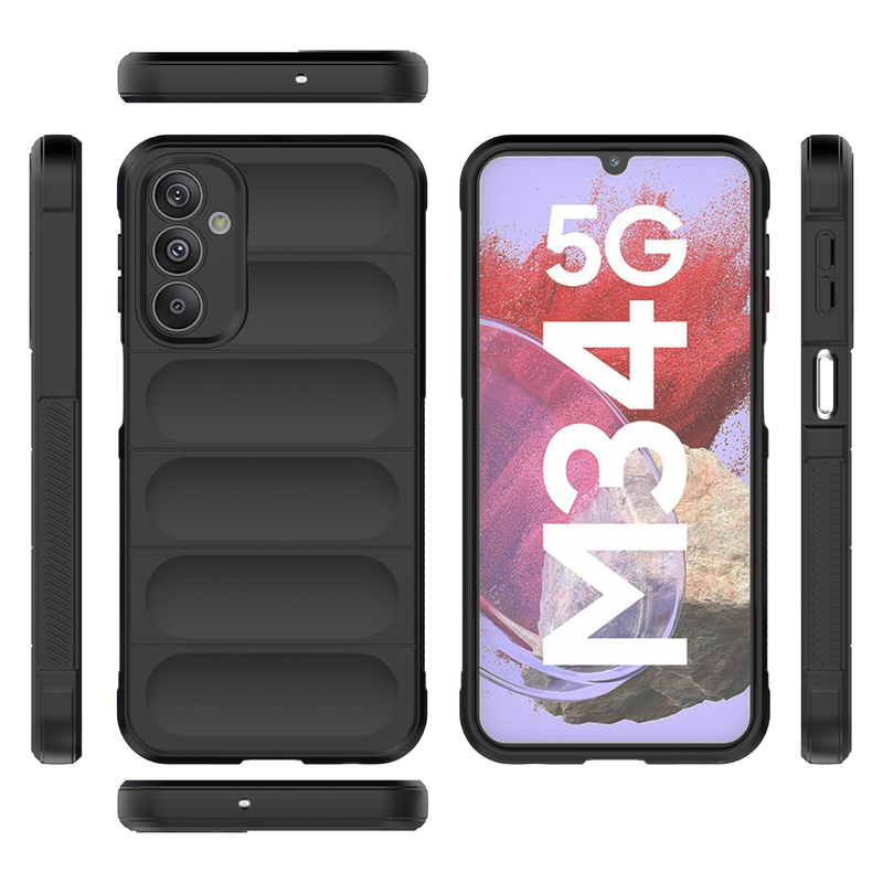 Shield Silicone - Mobile Case for Samsung Galaxy F34 5G - 6.5 Inches - (INR 159 Only for prepaid orders)