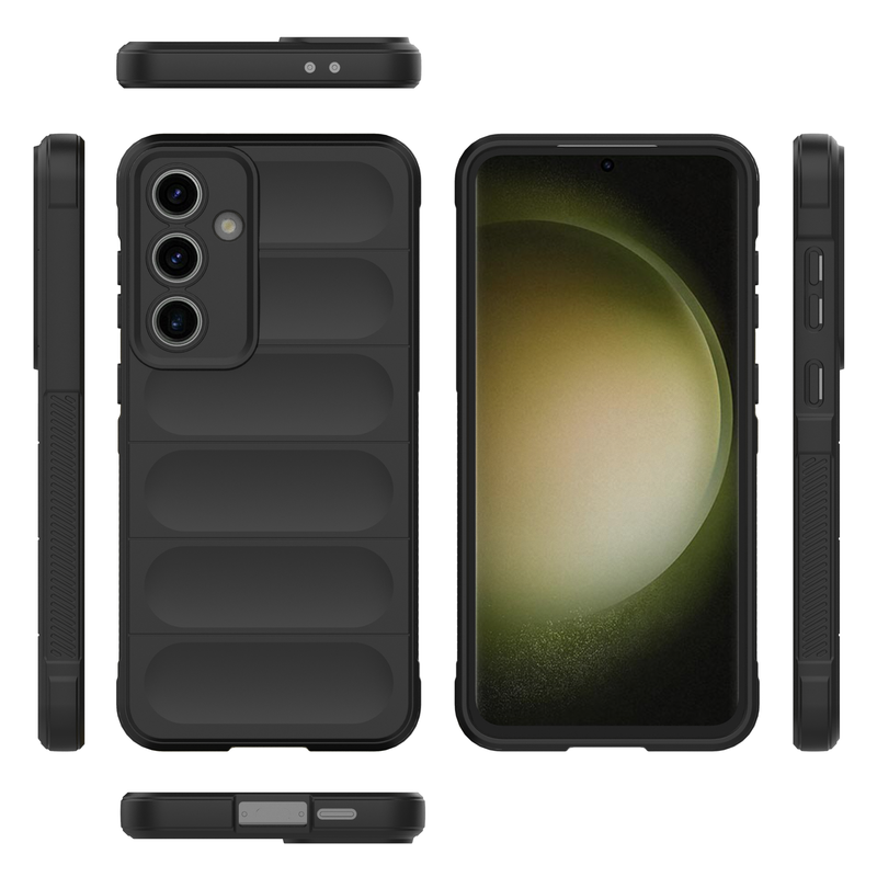 Shield Silicone - Mobile Case for Samsung Galaxy S24 FE 5G - 6.7 Inches - (INR 159 Only for prepaid orders)