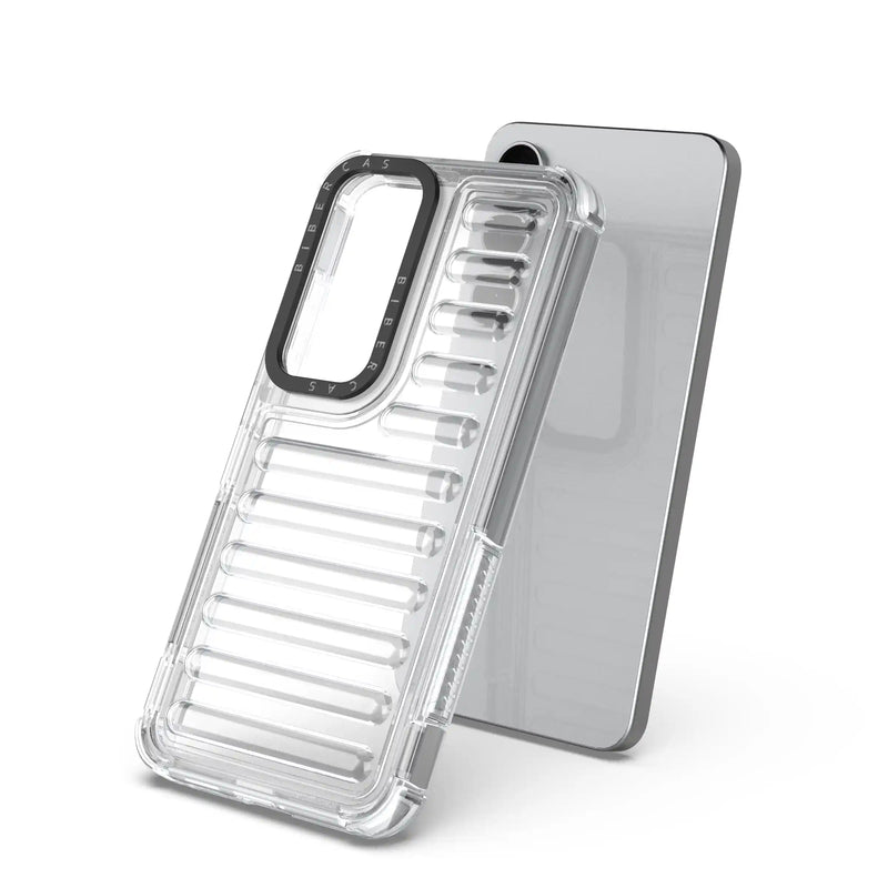 nPlusOne - Bumper Track Back Cover for Samsung Galaxy S25 5G - 6.2 Inches