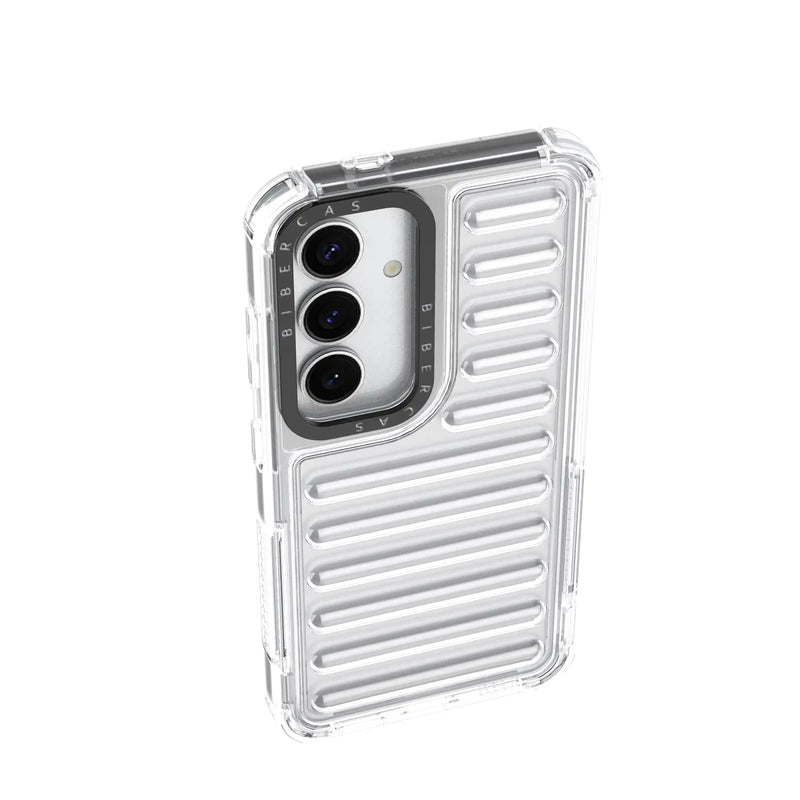 nPlusOne - Bumper Track Back Cover for Samsung Galaxy S25 5G - 6.2 Inches