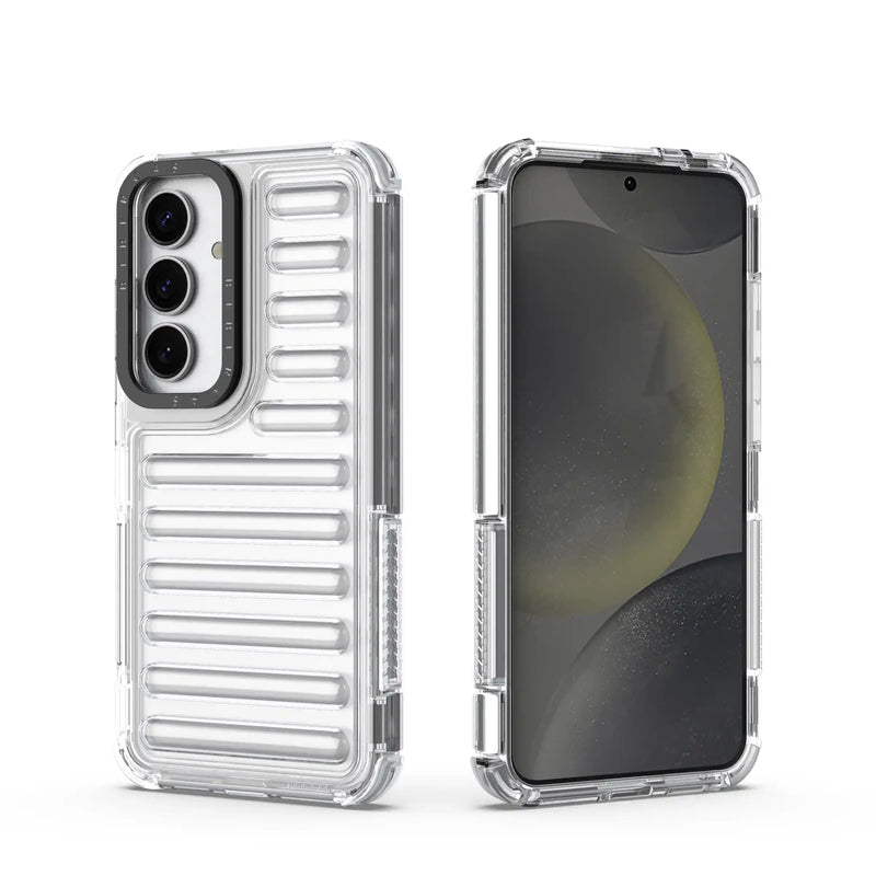 nPlusOne - Bumper Track Back Cover for Samsung Galaxy S25 5G - 6.2 Inches